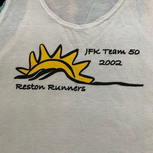 Vintage 2002 Y2K Sunshine Reston Runners Soffe Stringer Tank Top Dri-Rel… - Picture 7 of 14